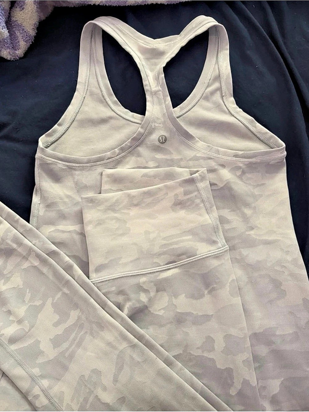 lululemon Align Tank Top and Align High-Rise Pant Set Women's Camo - Picture 2 of 3